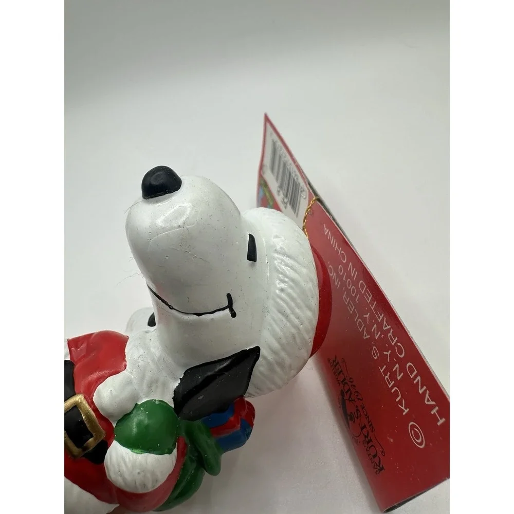 PEANUTS Kurt Adler 1990s Christmas Ornaments lot - Charlie Brown Lucy Snoopy‎
